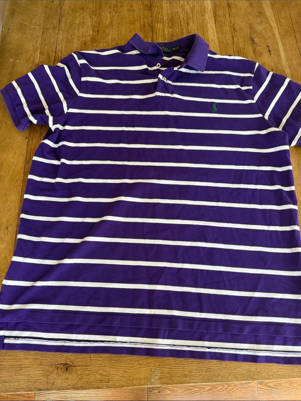 Polo Ralph Lauren Purple‎ Stripe Polo L